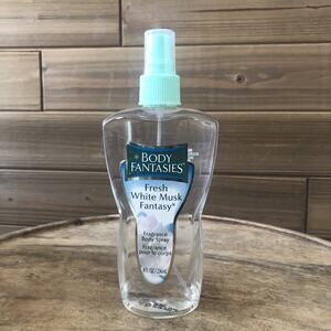 Body Fantasies Fresh White Musk Fantasy 8oz Body Spray Parfums de Coeur 2005
